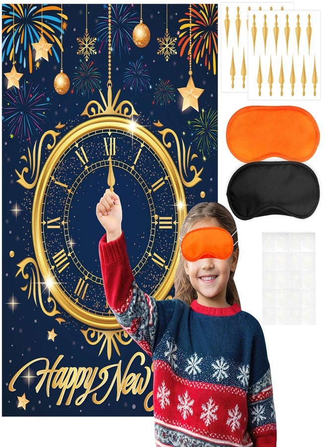 AUGSUN New Years Eve Games 2026 Happy New Year Activities New Years Clock Games 2026 NYE Party Favors Eve Party Supplies Gifts for Kids Girls Boys Adults Family - Image 1